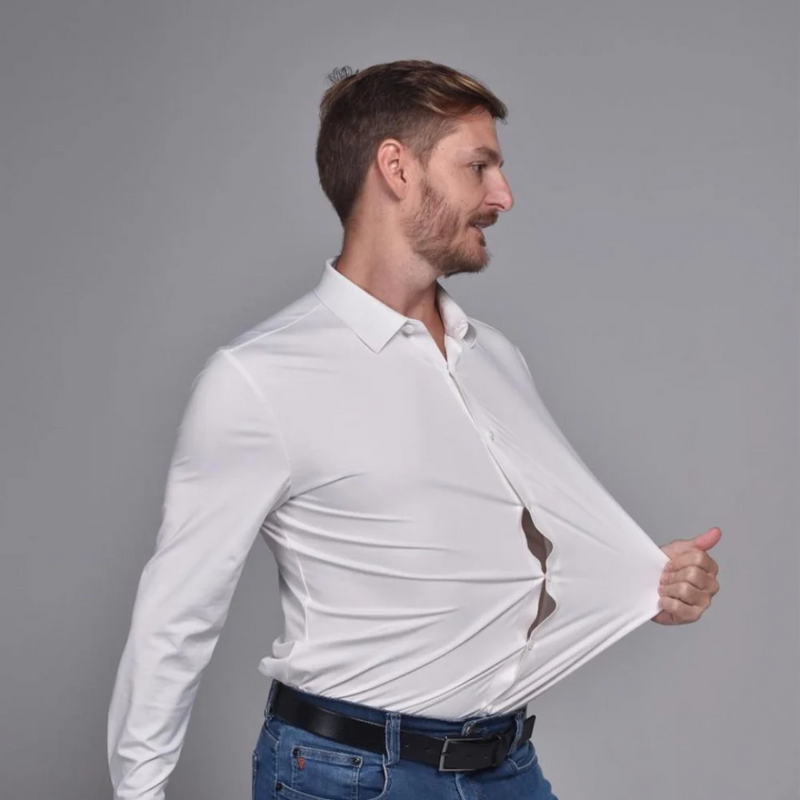 Camisa Masculina Social-Tech [NÃO AMASSA]