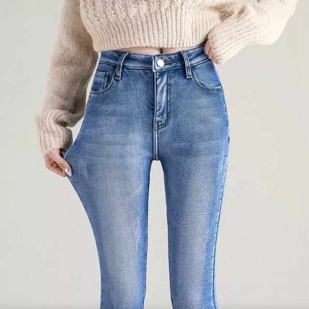 Calça Jeans Peluciada Velvet [SUPER QUENTINHA]