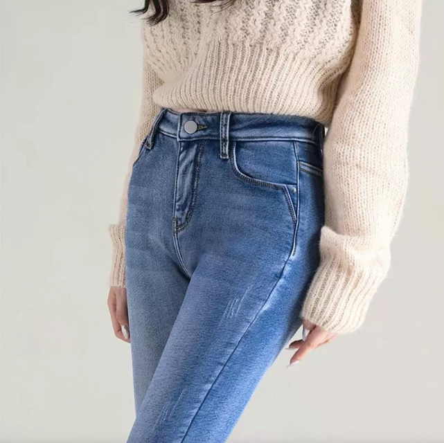 Calça Jeans Peluciada Velvet [SUPER QUENTINHA]