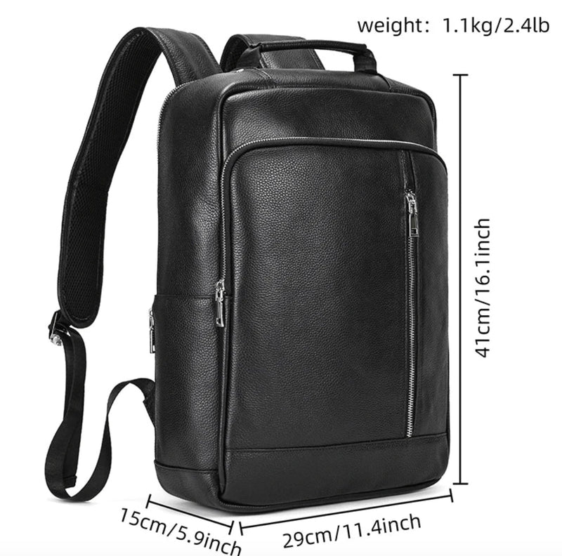 Mochila de Couro Vênus Notebook 15,6"