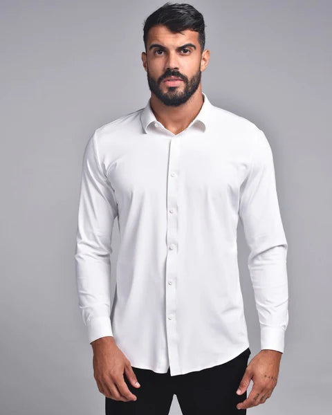 Camisa Masculina Social-Tech [NÃO AMASSA]