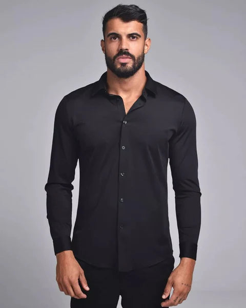 Camisa Masculina Social-Tech [NÃO AMASSA]